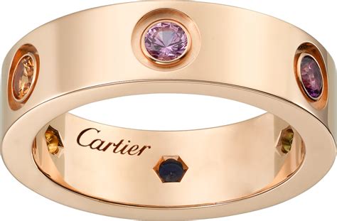 cartier love pink gold ring|cartier love ring real.